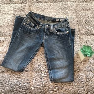 PETITE Miss Me boot cut jeans - size 25 - EUC